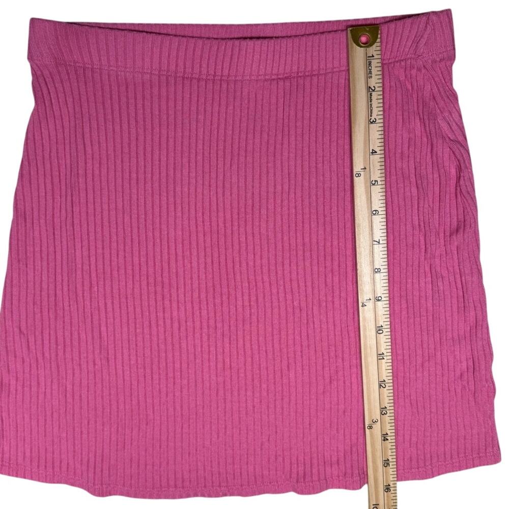 Reformation Ribbed Knit Mini Skirt - Picture 7 of 9